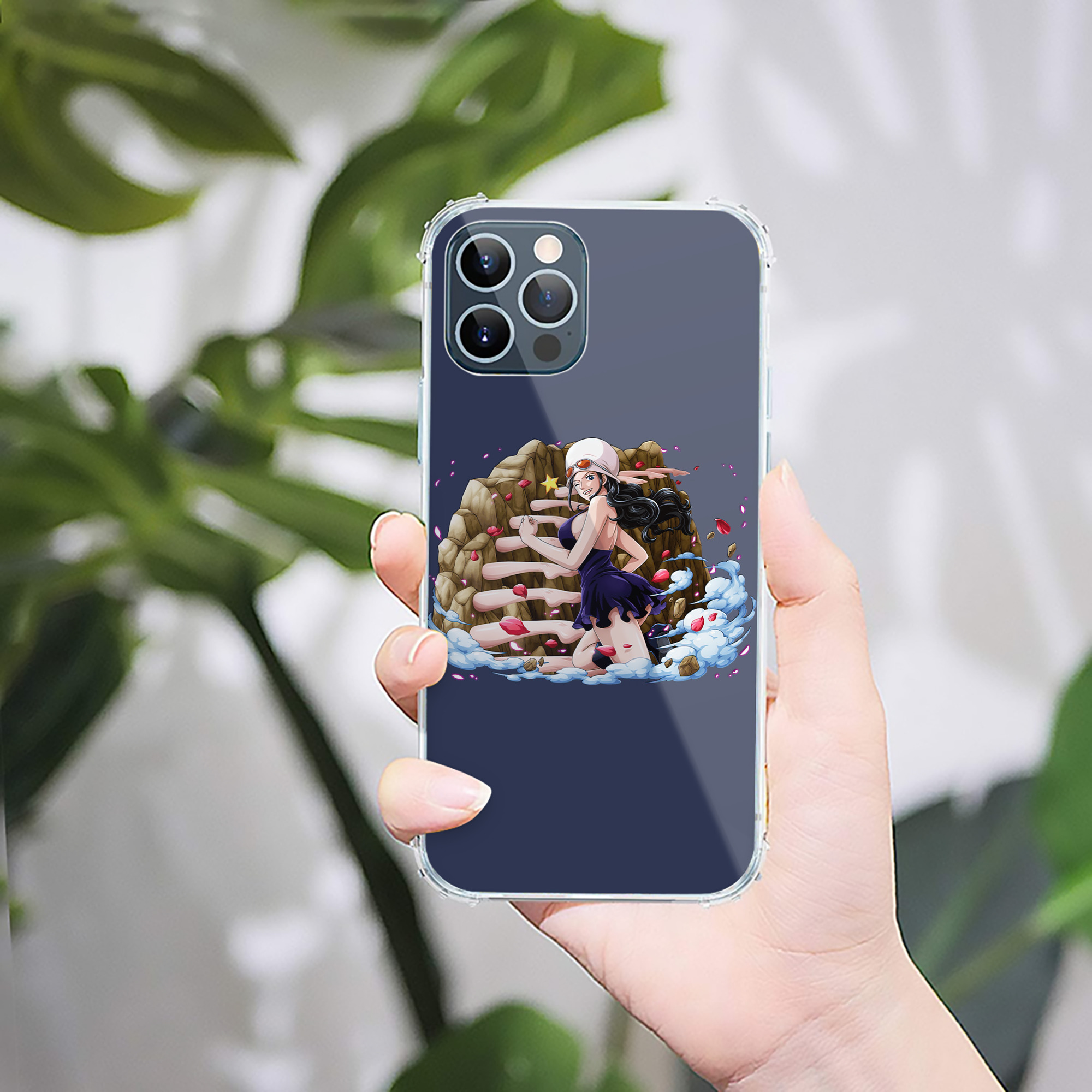 （画像用） ワンピース ニコ・ロビン ONE PIECE Nico Robin 【iPhone 12シリーズ対応】透明スマホケース（クリアソフトケース）
